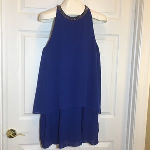 Esley Formal Party Dress Beaded Neck Size M